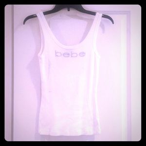 Bebe White Tank